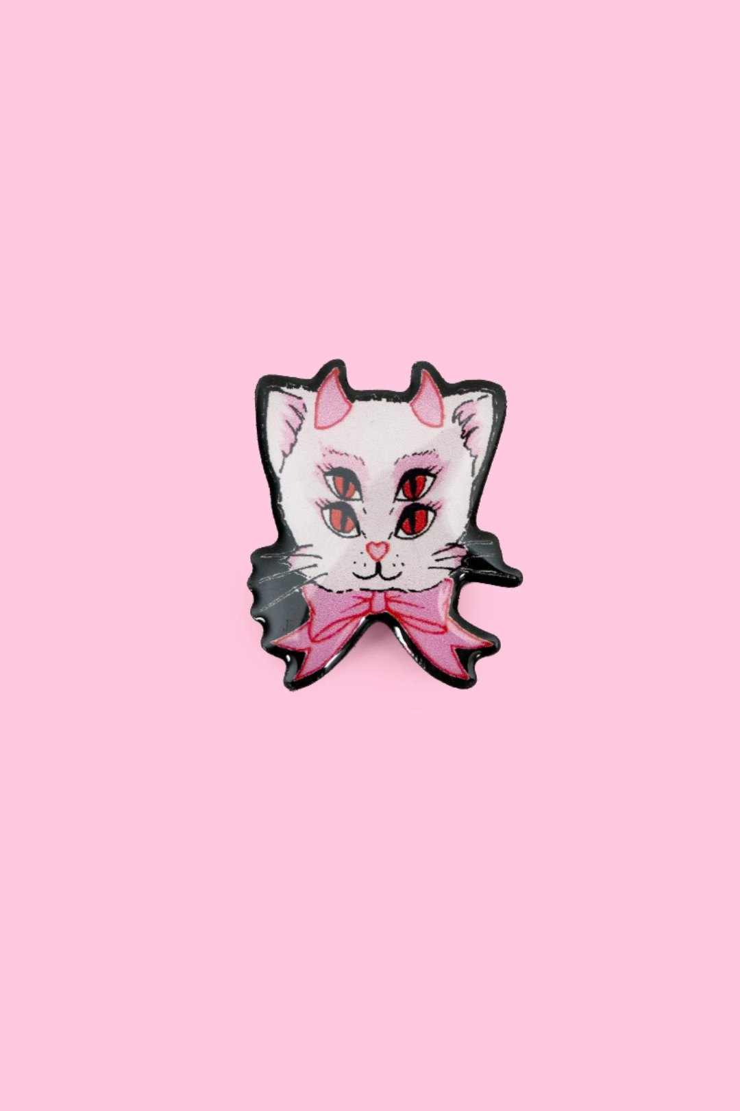 4 Eyed Kitty Pin
